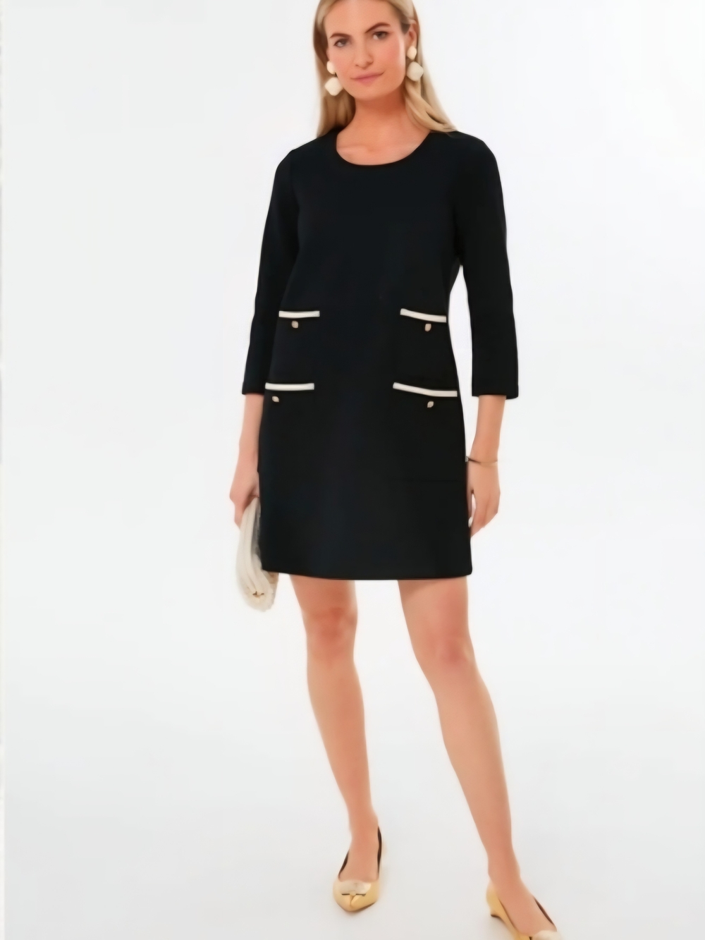 Tuckernuck Francoise Mod Mini Dress In Black Size Large. Excellent Condition